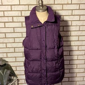 Old Navy / Purple puffer vest sz L